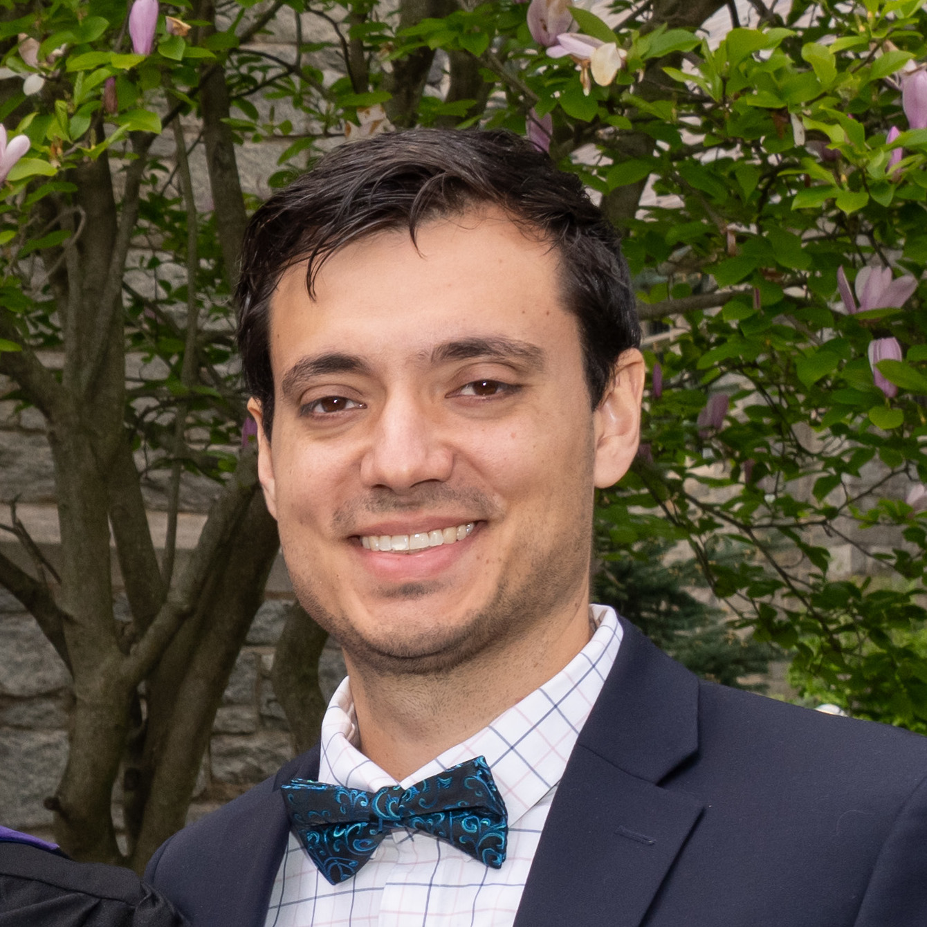 Sven Voigt wearing a bow tie.